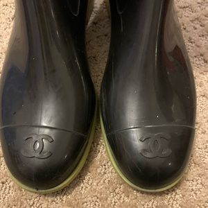 Chanel Rain Boots sz 10.5
